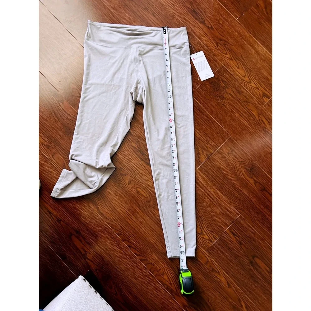 Leggings Depot Light Grey High Waisted Opaque 4-Way Stretch Leggings 1X Womens - Picture 9 of 9